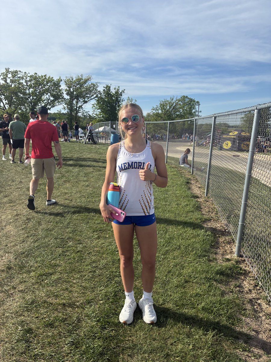 CMHGirlsTrack's tweet photo. CHAMPION! Daisy takes FIRST in the high jump and is off to La Crosse! https://t.co/E093HP2utN