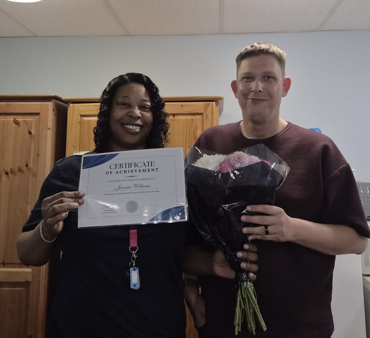 RedmountResHome's tweet photo. Congratulations to our wonderful employee of the month, Jessecia. Your hard work and commitment don't go unnoticed. Thank you so much for all that you do #EmployeeOfTheMonth #Grateful #Proud https://t.co/V6sxBMTgMF