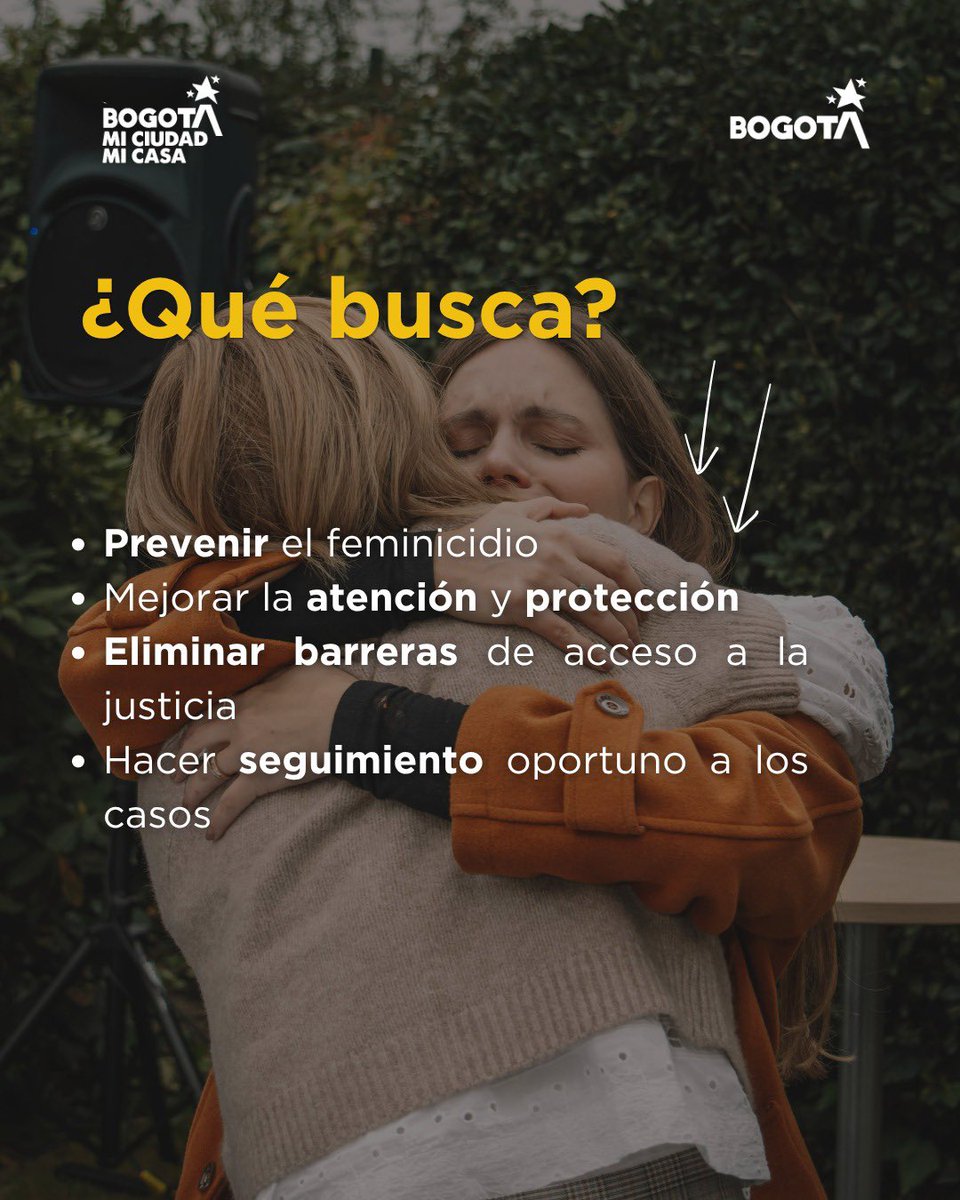 juridicadistri's tweet photo. Bogotá fortalece la prevención del feminicidio. Con el Decreto 134 de 2026 se consolida el Sistema Articulado de Alertas Tempranas (SAAT): una estrategia que articula autoridades para identificar, hacer seguimiento y proteger a las mujeres en riesgo. https://t.co/9XULiyIiWc