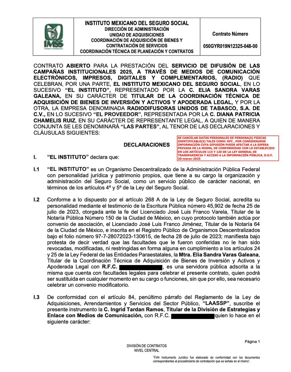 jorgegogdl's tweet photo. La radiodifusora "La Grande" de Tabasco, donde Andy  López Beltrán fue a entrevista aterciopelada ,ha recibido  por 1 millón 900 mil pesos en contratos con el IMSS y con la Secretaría del Bienestar.

Claro que el junior no va ir a un lugar donde en verdad lo cuestionen https://t.co/9mFlZtrJ0k
