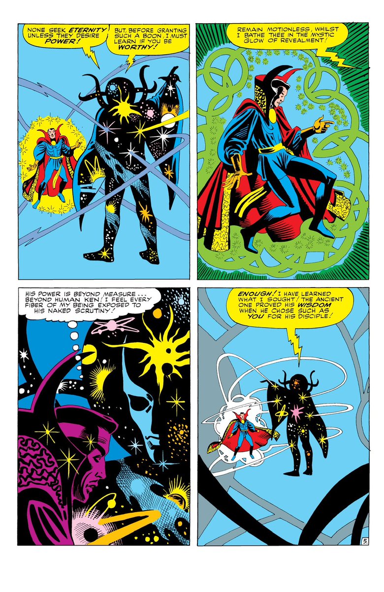 retro_1999's tweet photo. I really enjoy Steve Ditko’s work on Doctor Strange man, some of his best artwork for sure https://t.co/0jLcsec5NB
