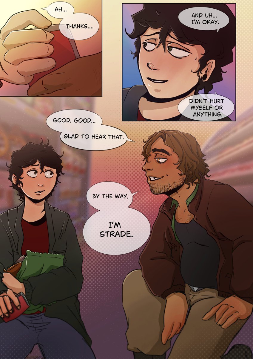cappuccicream's tweet photo. Here are the next 4 pages!  ˙𐃷˙

(Part 2/6 of Chapter 1)

#Strade #Tatefrost https://t.co/hAKXCECBKk