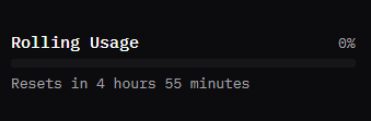 MicleeMods's tweet photo. Ok Opencode go wins for value 1000000000000%, 4 subagents running at the same time and I'm waiting for it to turn to 1% on the 5h reset still 😅 https://t.co/qKcrjgv8Pp