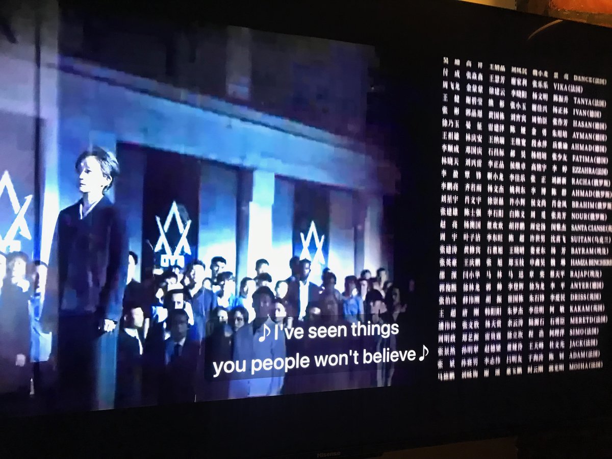 JEB54's tweet photo. One of life’s little mysteries is why the end-credit song for Three-Body, the Chinese TV adaptation of The Three-Body Problem, almost exactly quotes a familiar line from Blade Runner. https://t.co/7fllSQRuoS