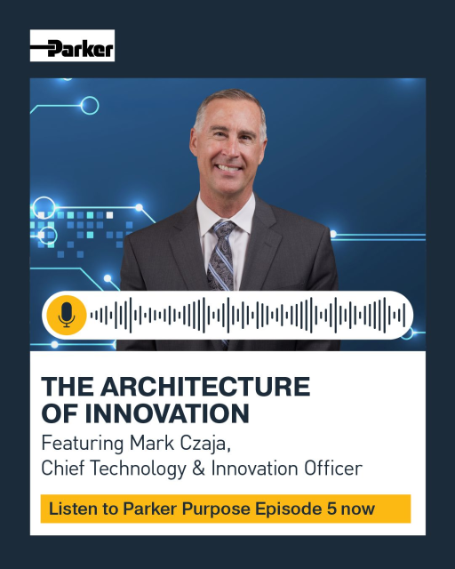 bderagisch's tweet photo. "We’re not starting from zero. We’re building on more than 100 years of engineering experience.” In the latest episode of Purpose in Action, Mark Czaja, Chief Technology &amp; Innovation Officer, explains how Parker’s approach to innovation allows... https://t.co/iaPBPk2CUM https://t.co/Fwq3qHOwRO