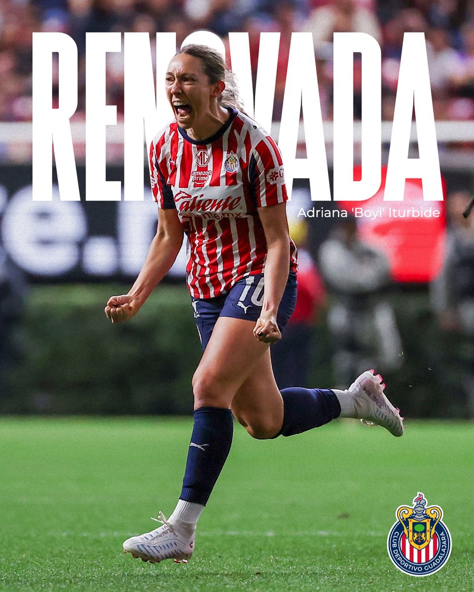 ChivasFemenil's tweet photo. 👩‍⚕️ ¡La ‘Doctora’ es y seguirá siendo Rojiblanca! 🔴⚪️

@Boyi58 renueva su compromiso con el más querido del país 👉 https://t.co/IXkGEVgksl https://t.co/5nCcTQxbGj