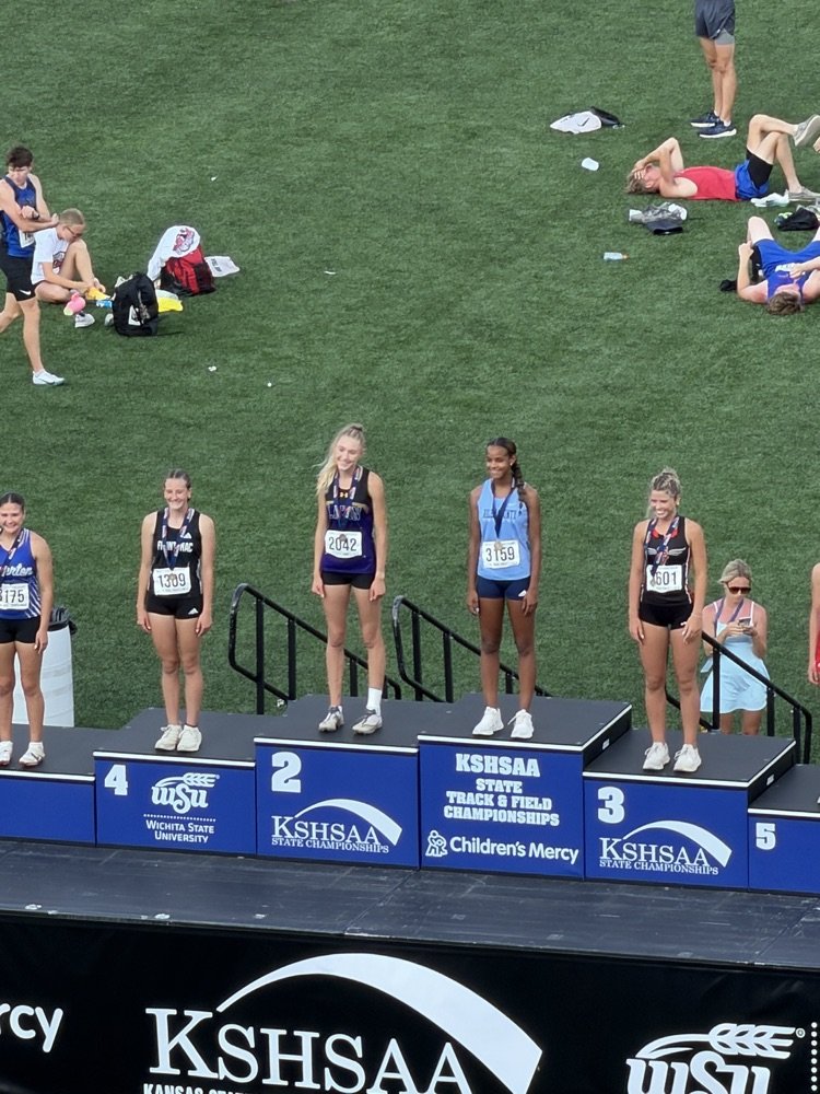 RileyCounty_HS's tweet photo. Your 2026 3A Girls Triple Jump State Champion is Sarah Effiong with a gold medal-winning and school record jump of 38-10! https://t.co/BvpM1vZx3Z