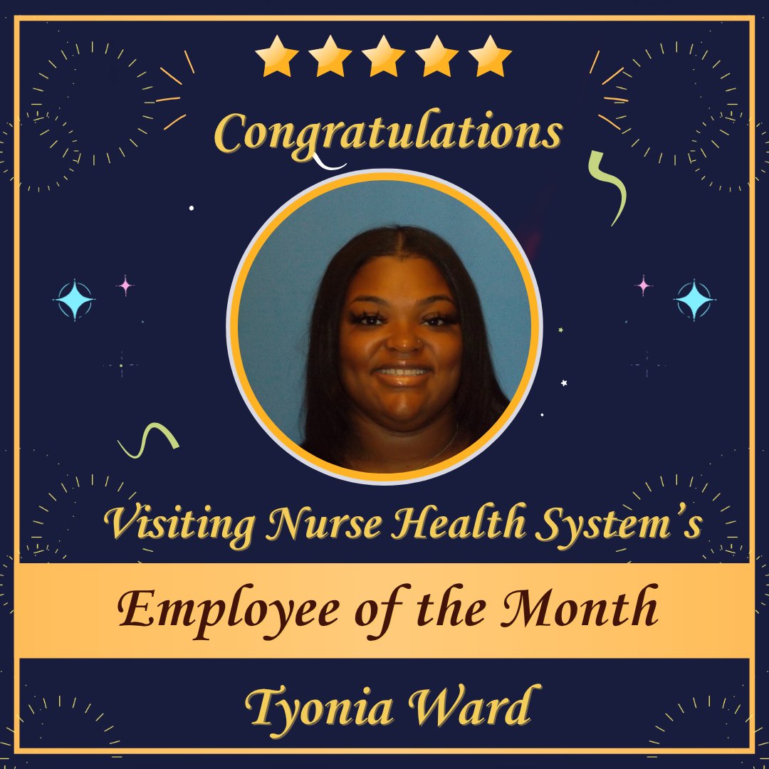 VNHS's tweet photo. Congratulations to Tyonia, our Employee of the Month! 🎉Her compassion, dedication, and unwavering commitment to client-centered care make a meaningful difference every day. Thank You!
#EmployeeOfTheMonth #MissionDriven #VisitingNurseHealthSystem https://t.co/NvZK9FcYrm