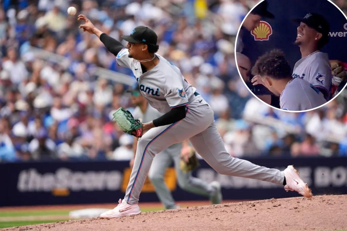 Marlins' Eury Perez to miss eight weeks after freak stretching