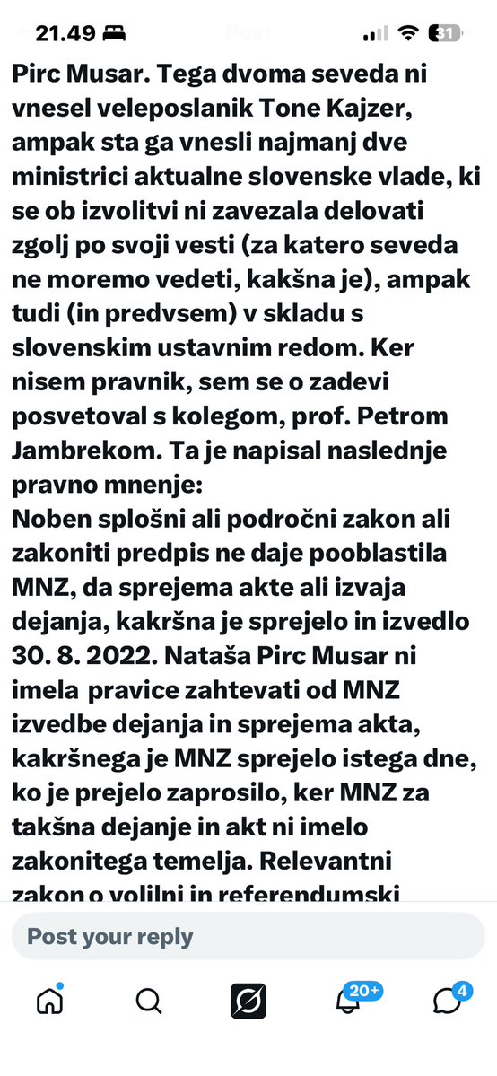 Tone Kajzer (fmr Ambassador) tweet media