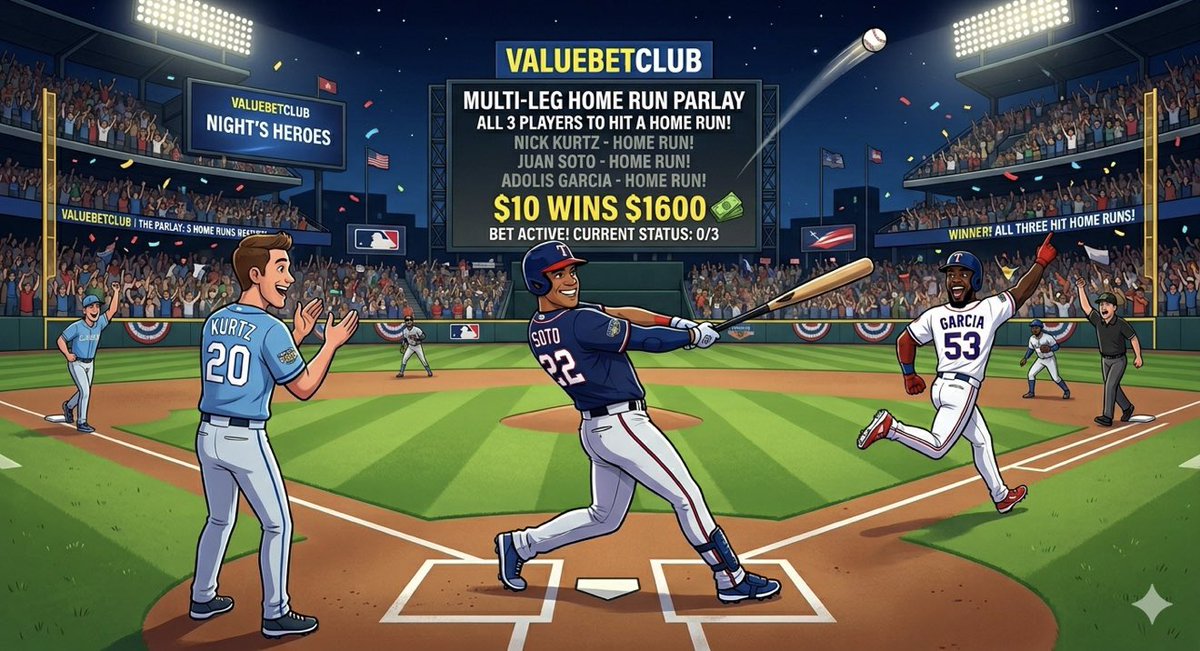 CPsLocks's tweet photo. ⚾️HOMERUN LOTTO 🔥

JUAN SOTO (METS)
NICK KURTZ (ATHLETICS)
ADOLIS GARCIA (PHILLIES)

10$ WINS $1600 ON TONIGHTS LOTTO

AFTER HITTING LAST NIGHT WE LIKE THIS ONE TONIGHT🔥 https://t.co/BEtiyBS68D