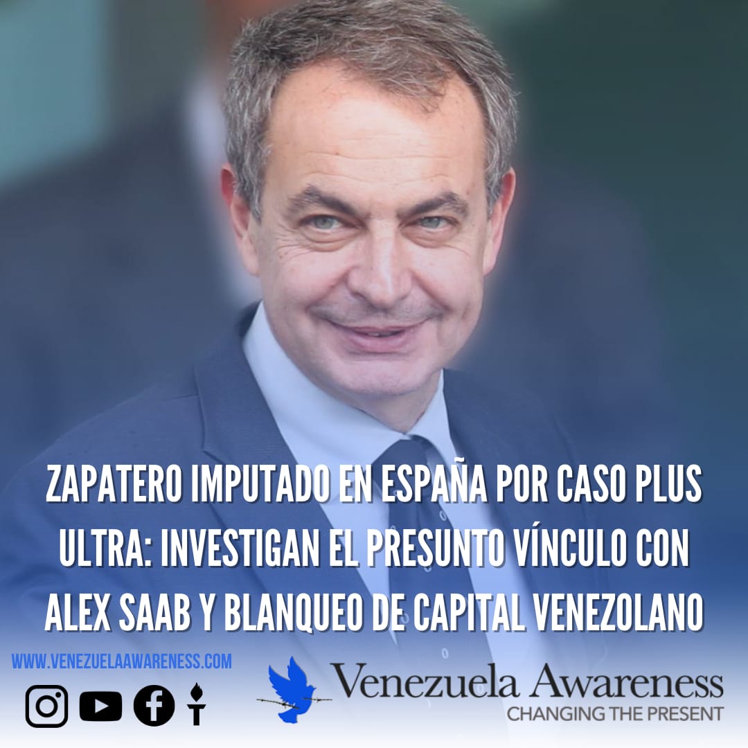 VenezuelaAF's tweet photo. 🚨ZAPATERO IMPUTADO EN CASO PLUS ULTRA🚨

José R. Zapatero, expresidente español, imputado por organización criminal y tráfico de influencias en el caso Plus Ultra, relacionado con fondos públicos y capitales venezolanos. https://t.co/pBeahR6PPb https://t.co/bYSWTaykS1