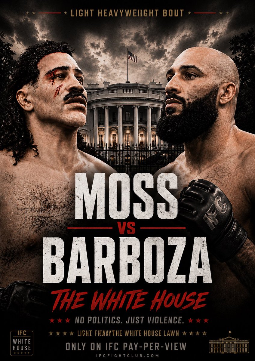 RandyMossIFC's tweet photo. I am the pride of the United States of America, I represent violence itself, ifc please let me end Mauricios career 
infront of president trump. this is the greatest fight you can make right now 🍔 🇺🇸 #IFCWhiteHouse @IFCSIM https://t.co/87FREjG687