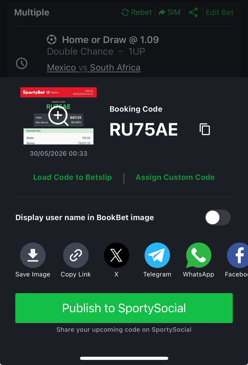 BangWithAde's tweet photo. Long-shot World Cup games only ✅

Main game -  Y2JX7N

Edits ✍️ -       RU75AE

flex if you can &amp; Stake responsibly 🙏, Boom luck to everyone 🏆💥. https://t.co/XxSQXQNO3z