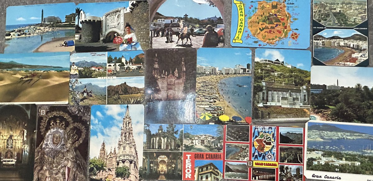 raluy_s's tweet photo. Postales de #Canarias , años 70 y 80 principalmente, alguna de finales 60 podría si https://t.co/RWaIrPztIh