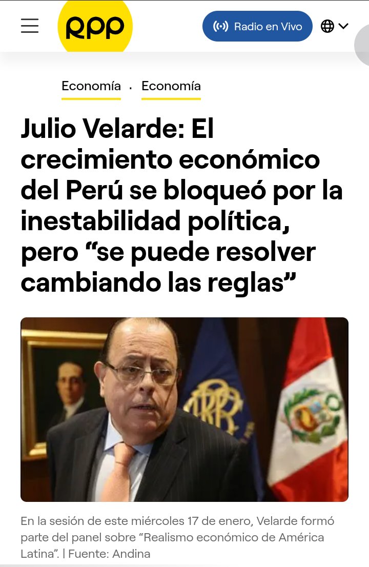 atorrespando's tweet photo. @laencerronaperu Declaración de Julio Velarde de Foro Económico Mundial 2024

Minuto 21 : 25 
https://t.co/aE85wx5OAK
@ocram https://t.co/fSXxcqBxgt