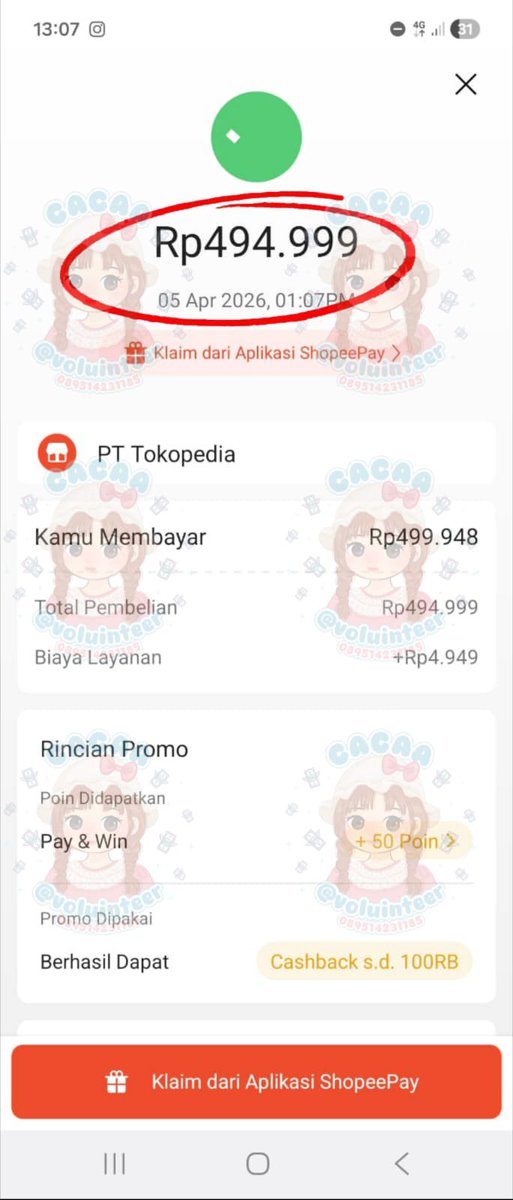kedaicacaa's tweet photo. · ┄── TESTIMONI 🪷

🔮 spaylater ﹏ https://t.co/4pW9Qbo3T4
🔮 akulaku ﹏ https://t.co/NvTRNCknnT
🔮 traveloka ﹏ https://t.co/ebHXArydkq
🔮 tiktok paylater ﹏ https://t.co/smSOmqlOZp

𓏲 ࣪˖ 💌 ˖ WA : https://t.co/6kaxgE24Ow 
𓏲 ࣪˖ 💌 ˖ TELE : https://t.co/NkVdyyUQEX https://t.co/QRSzC5OIeA
