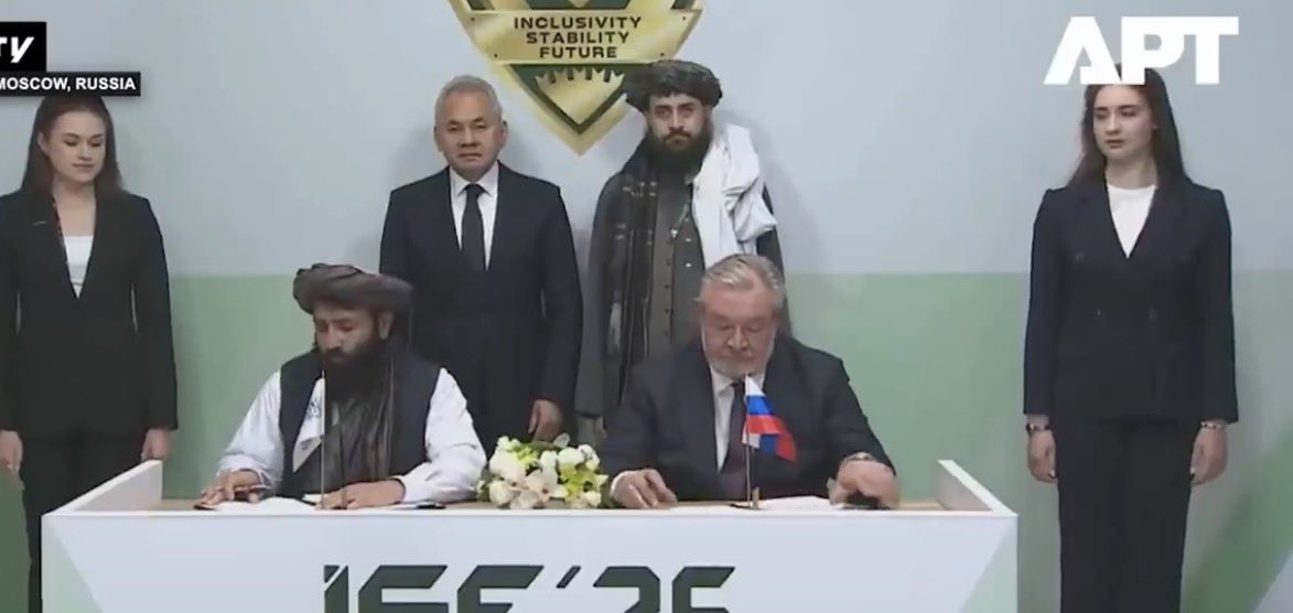 PoliticalBaseMA's tweet photo. Russia appears to consider the Taliban a reliable partner, but the reality is that the Taliban have never been and will never be trustworthy. Soon, some of Russia’s allies near the Afghanistan border, living alongside the Taliban, will witness the consequences of this perception. https://t.co/EZdbJxddUT