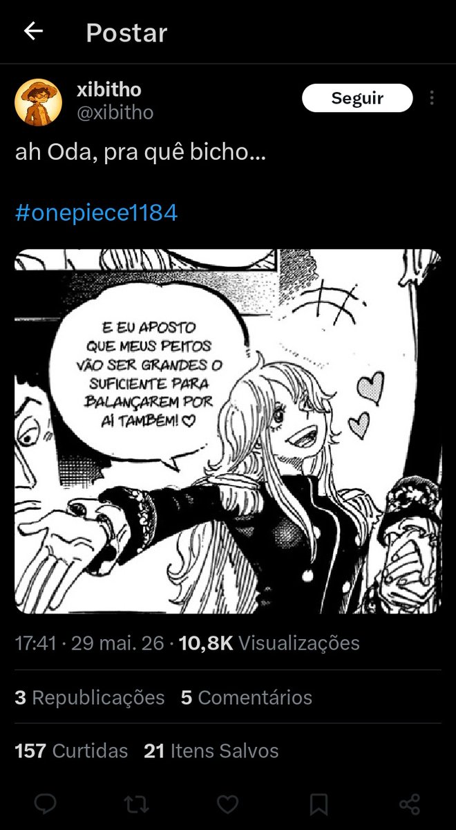 MateusSeba_'s tweet photo. Quando é escalação de ator no live action, aí a escolha do Oda é absoluta e vc não pode questionar de nenhuma maneira 

Mas quando é uma piadinha que essa turma não gosta, aí a palavra do Oda não vale nada e pode criticar ele a vontade 

Dois pesos, duas medidas https://t.co/qinSXEHVXx