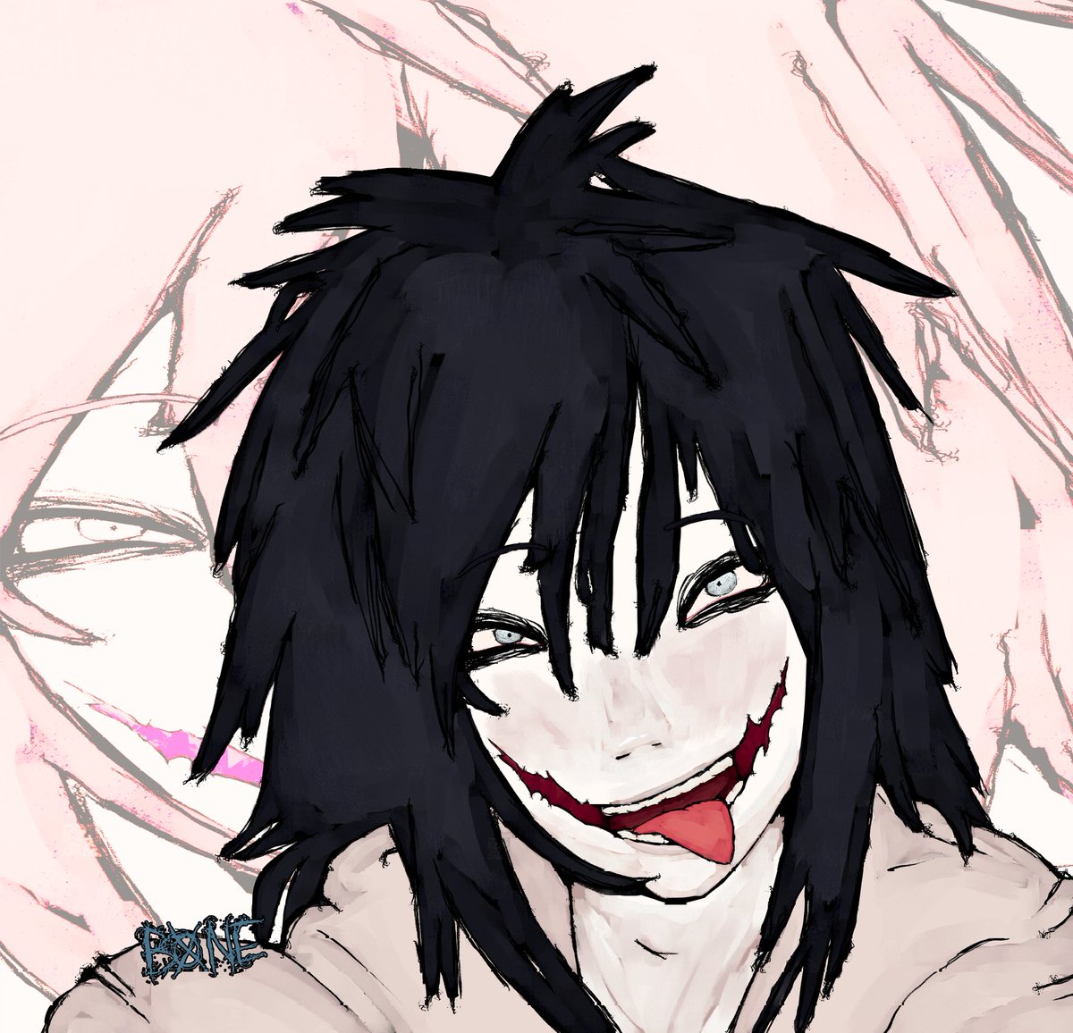 zombieaholic's tweet photo. silly guy #crptwt #creepypasta #jeffthekiller https://t.co/S2nSuPLMIj