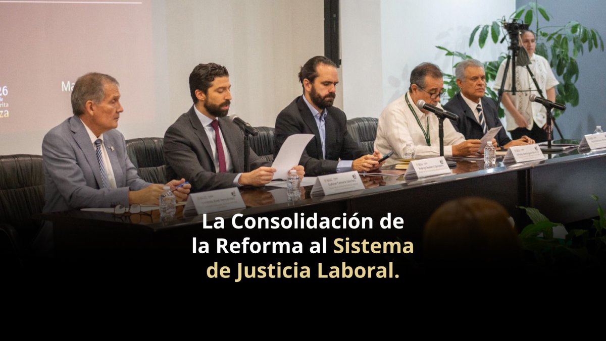 STPS_mx's tweet photo. En la @STPS_mx presentamos el informe “La Consolidación de la Reforma al Sistema de Justicia Laboral”, con los resultados de la #ReformaLaboral2019, una transformación histórica hacia una democracia sindical real, con voto libre y secreto, y con una justicia laboral más ágil🇲🇽 https://t.co/Ktb64VtekX
