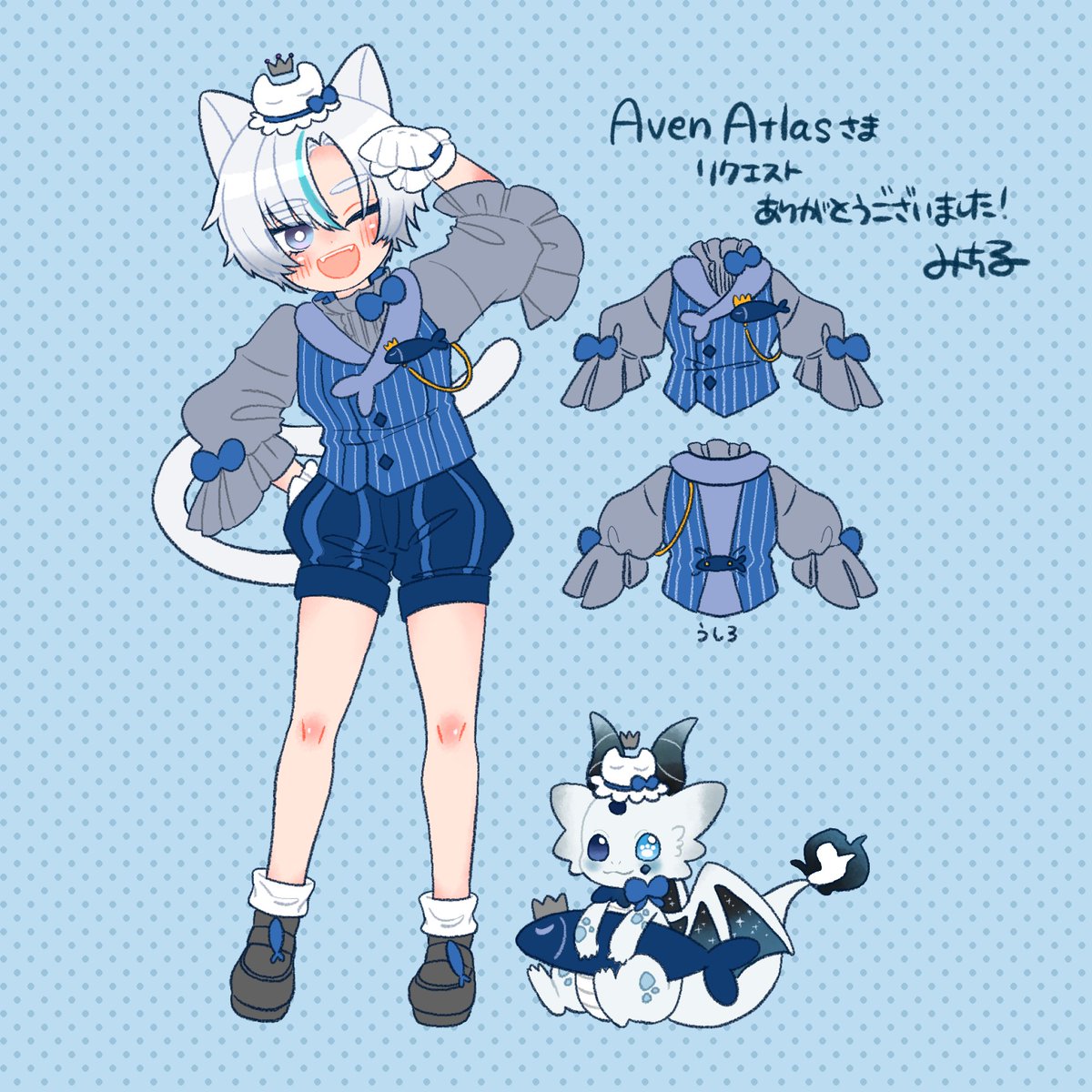 AvenAtlas's tweet photo. nya nya ~ 🐾
Idol Atlas (with Idol Applesauce!!) here to make you smile ♡ https://t.co/WCCHLKnH7g