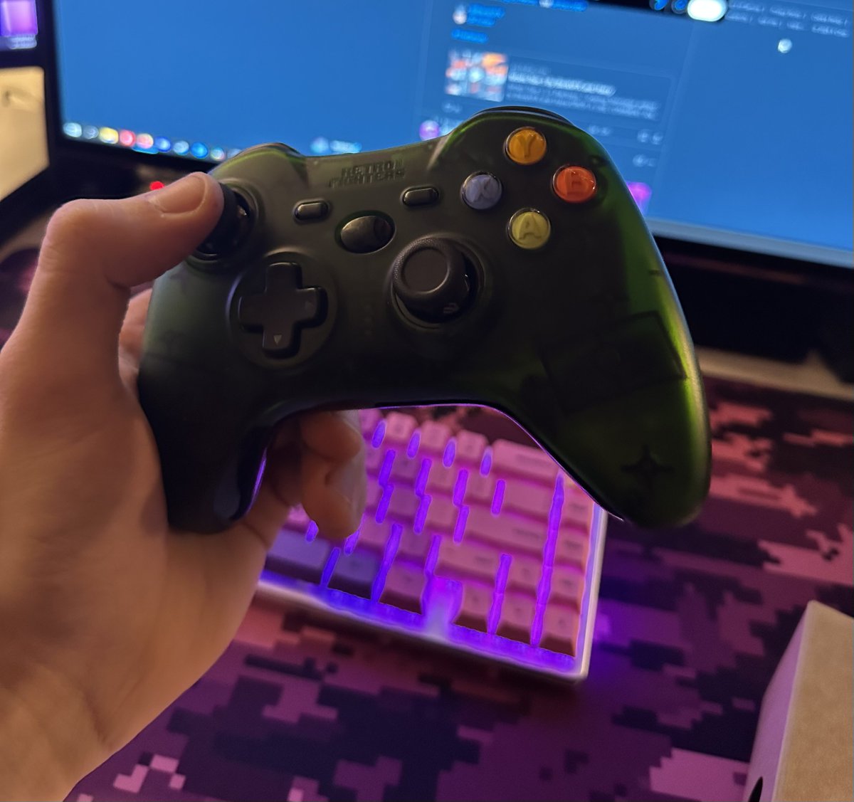 N4CS's tweet photo. @Torns I have one it’s v nice. I had an issue with the sticks acting funky when i first got it but it has a built in calibration function that fixed it. HE sticks too so no stick drift https://t.co/lCw3DtStQS