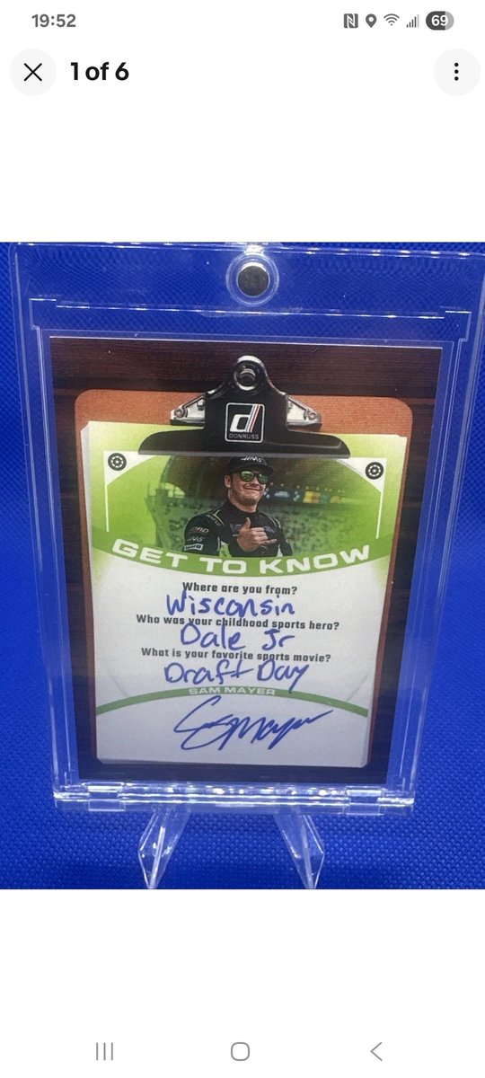 JordanHaugh's tweet photo. @DaleJr have you seen this card yet? https://t.co/Cjpydmk4xd