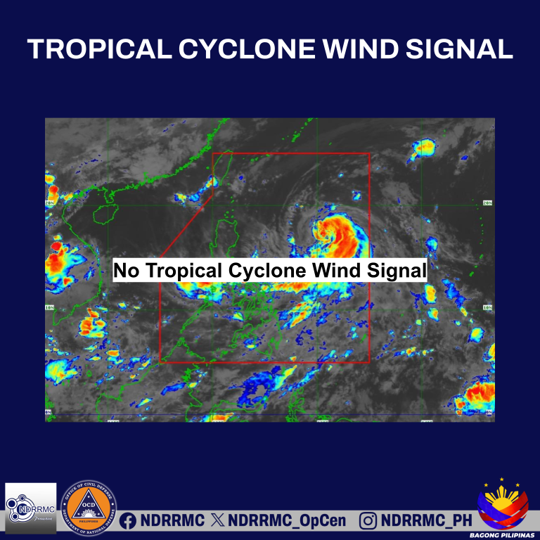 NDRRMC_OpCen's tweet photo. TROPICAL CYCLONE BULLETIN NR. 5 
Severe Tropical Storm DOMENG (JANGMI) Issued at 5:00 AM, 30 May 2026 
Valid for broadcast until the next bulletin at 11:00 AM today. 

DOMENG MAINTAINS ITS STRENGTH WHILE MOVING WEST NORTHWESTWARD OVER THE PHILIPPINE SEA. 

The center of Severe Tropical Storm DOMENG was estimated based on all available data at 970 km East of Northern Luzon. It is moving west northwestward at 15 km/h with maximum sustained winds of 95 km/h near the center, gustiness of up to 115 km/h, and central pressure of 990 hPa.

Source: DOST-PAGASA

#NDRRMC
#BawatSegundoMahalaga
#SevereTropicalStorm
#DomengPH