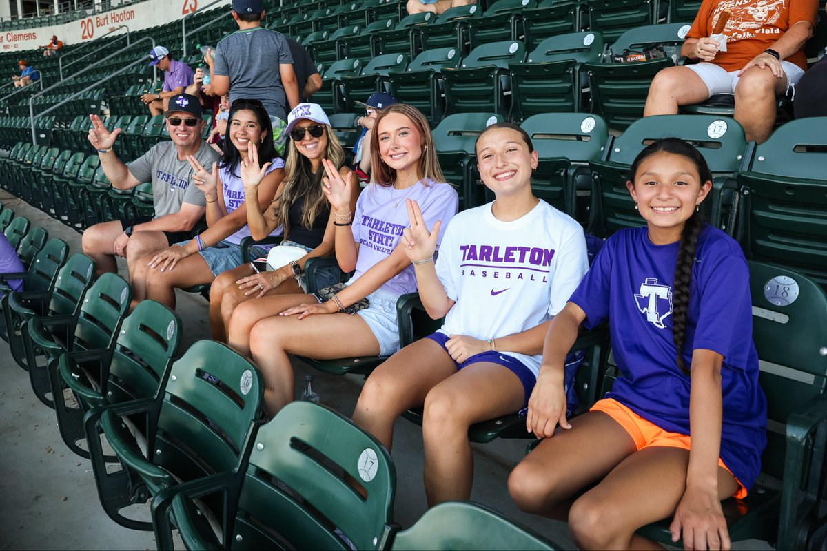 TarletonBeachVB's tweet photo. Coach Masters and family out in Austin supporting Texan Baseball at the NCAA Regional! 🫶 https://t.co/G7UzkNrJ0X