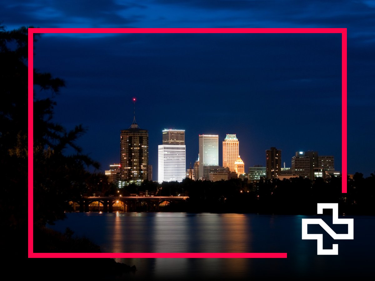 TulsaACC's tweet photo. There’s nothing like Tulsa at night.

A city that works hard, stays moving, and shows up when it matters.
We’re proud to take care of the people who call it home. https://t.co/Znz77sW2HX