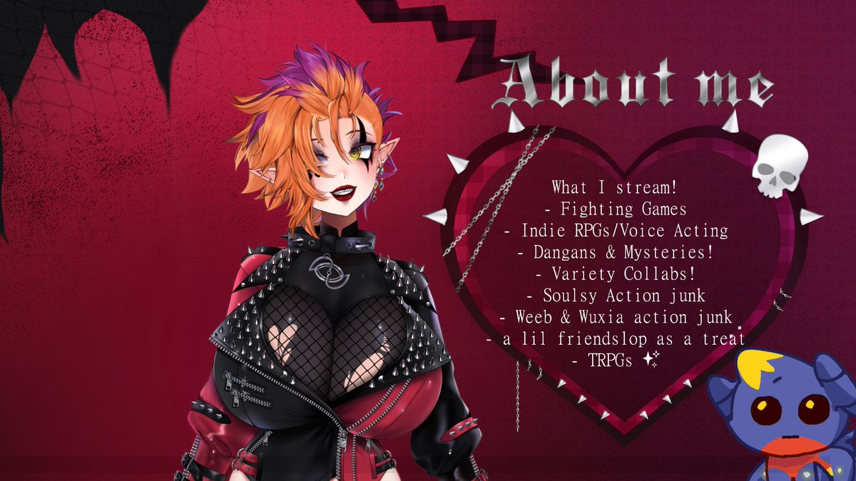 JackieMeyersVT's tweet photo. DEBUT COMPLETE. 

Hi, everyone! I'm Jackie Meyers! FGC Gamer, TRPG Dork and performance-brained dweeb. 

Pervy, punky and punchy! 

I stream at https://t.co/qF3Y6b1fna! https://t.co/ZG8Xmrfz2B