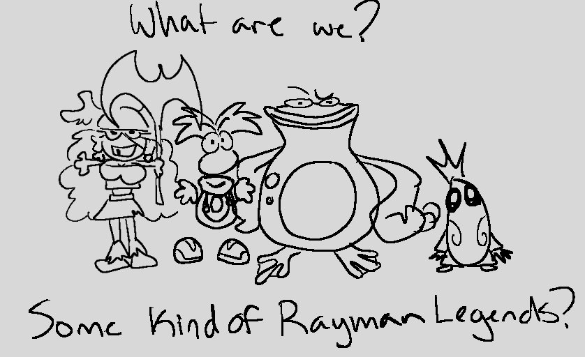 crazy_echidna_'s tweet photo. I love. posting stuff like this for no reason. #rayman https://t.co/9CKUB4Uff5