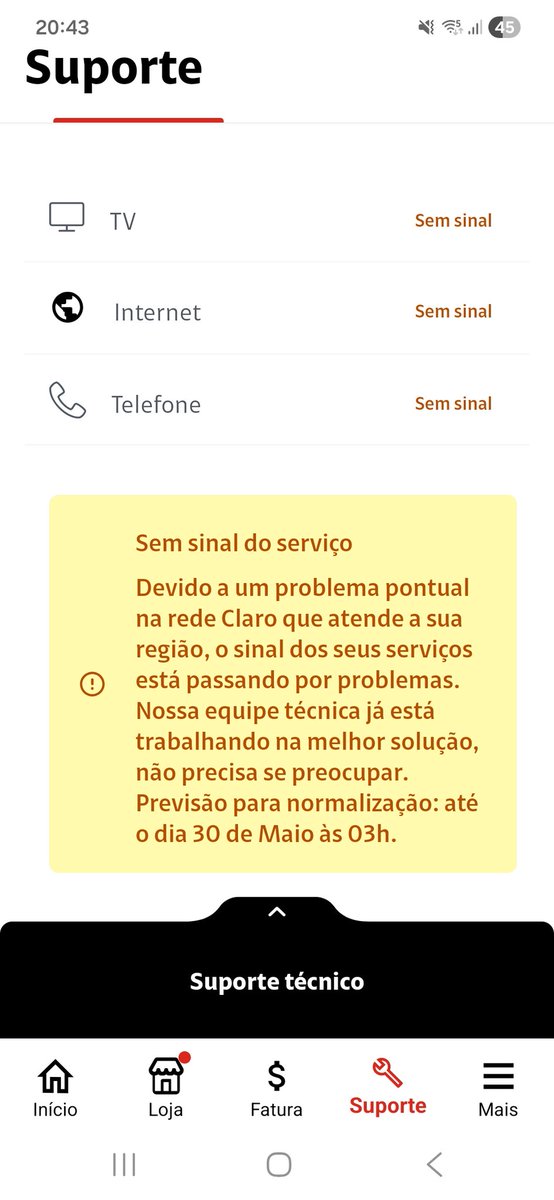 allxms's tweet photo. Alooooooo @ClaroBrasil de novo estamos SEM SINAL mas avisa o pessoal do financeiro que no meu extrato o valor CHEIO da fatura vai cair. Não é legal? Pagar e não ter sinal? 🤡 https://t.co/rOqMSUQxJo