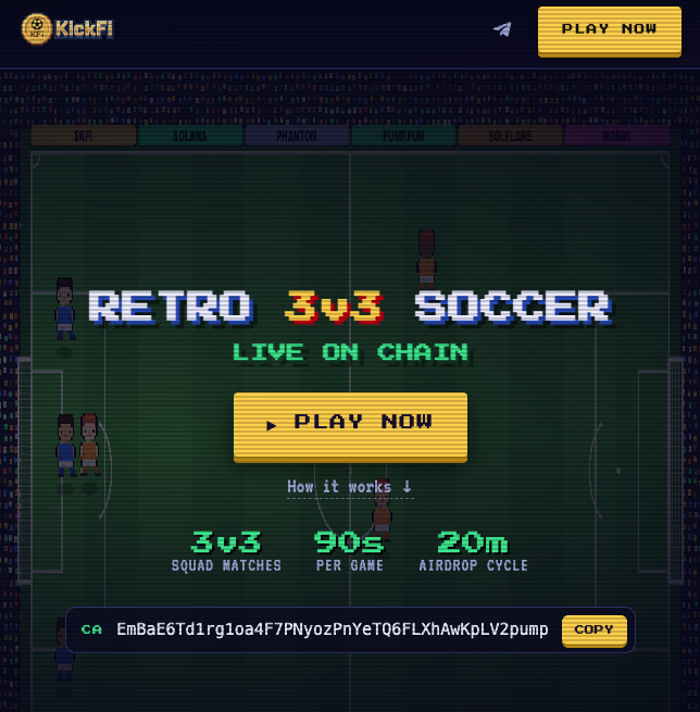 kickfiSOL's tweet photo. We are live showing off the game LIVE Pumpfun

https://t.co/hI5eIXCHUC https://t.co/wQuwwL3Uvv