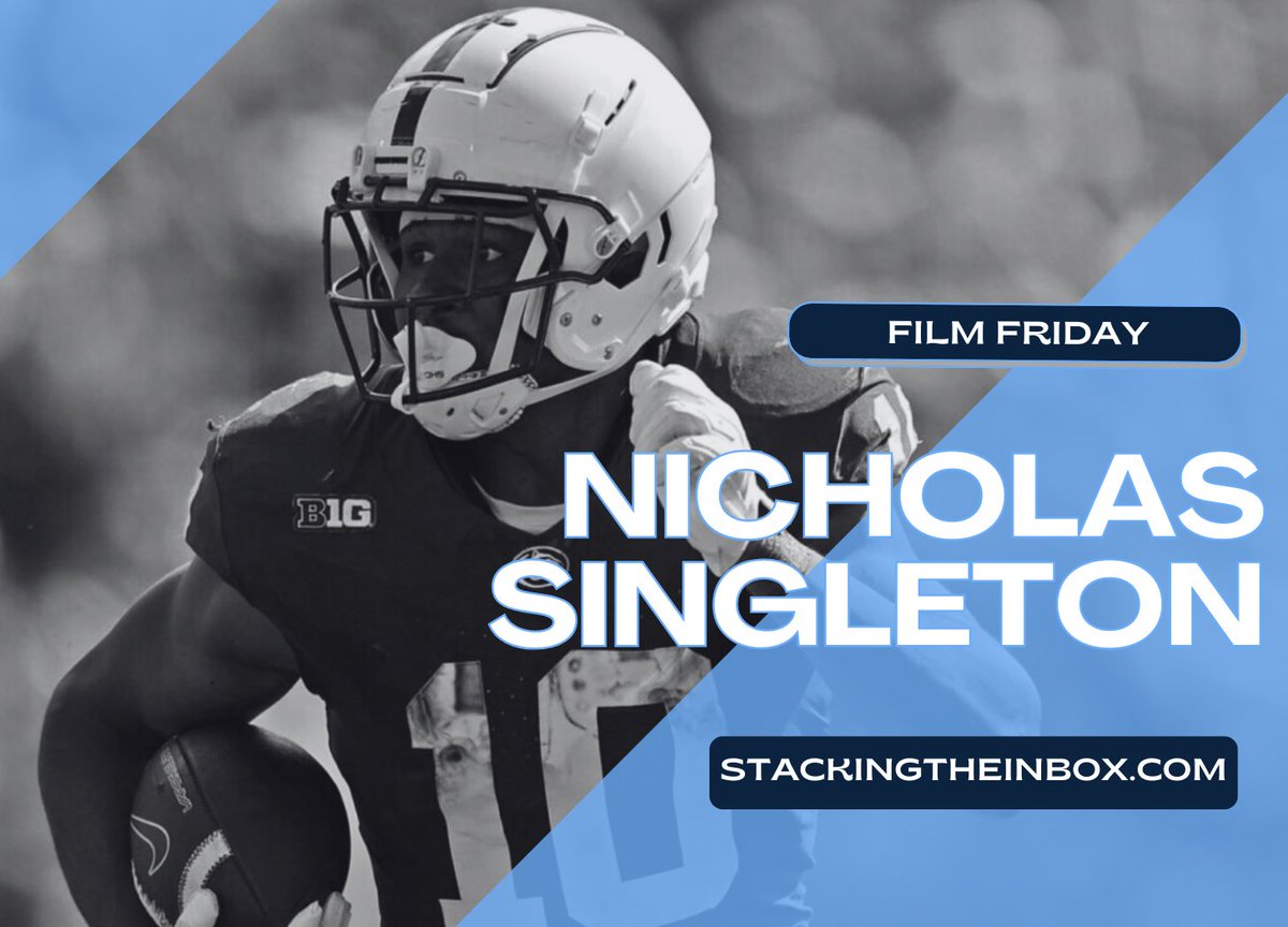SoBrosNetwork's tweet photo. Could the Titans have gotten their RB1 of the future on Day 3 of this year's Draft? 

Film Friday: Bell Cow Potential in Nicholas Singleton by @StoneyKeeley on Stacking The Inbox: https://t.co/Ygk7khHIiZ https://t.co/p5MVjxk4F5
