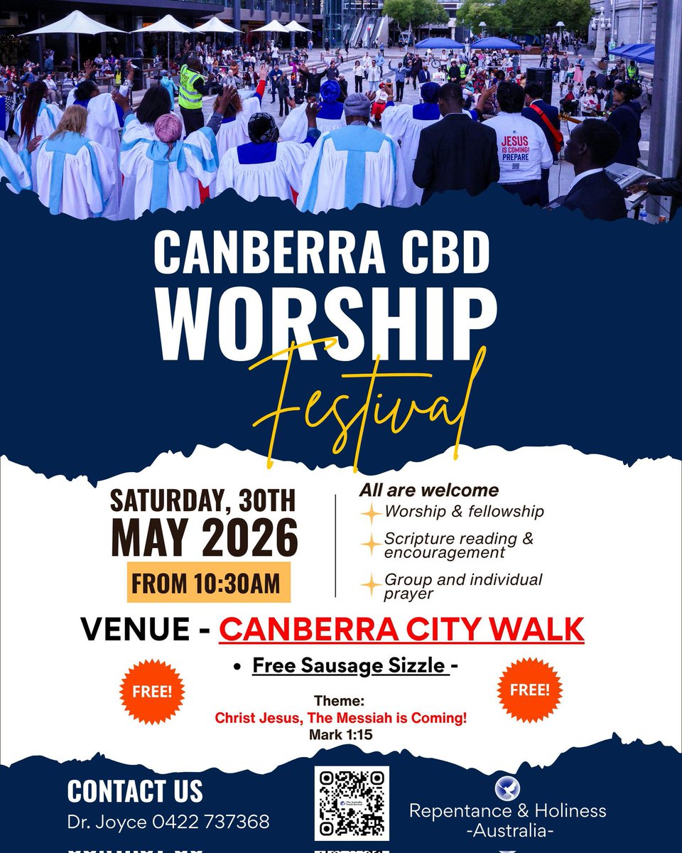 RepentAustralia's tweet photo. The #WorshipFestivalCanberra starts in a few hours.

Join the movement! https://t.co/SDHTRozTVI