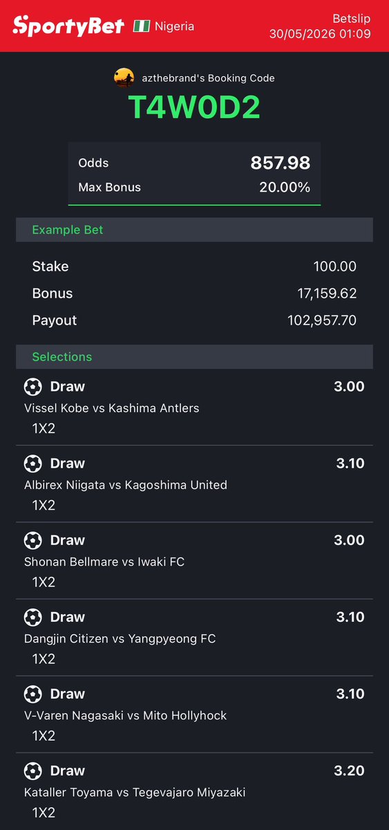 3 FT X ✍️ on Bet9ja🟢 5GCZ33R 5GCZ3MD Combined - 5GCZ3VP #Bet9jaCode