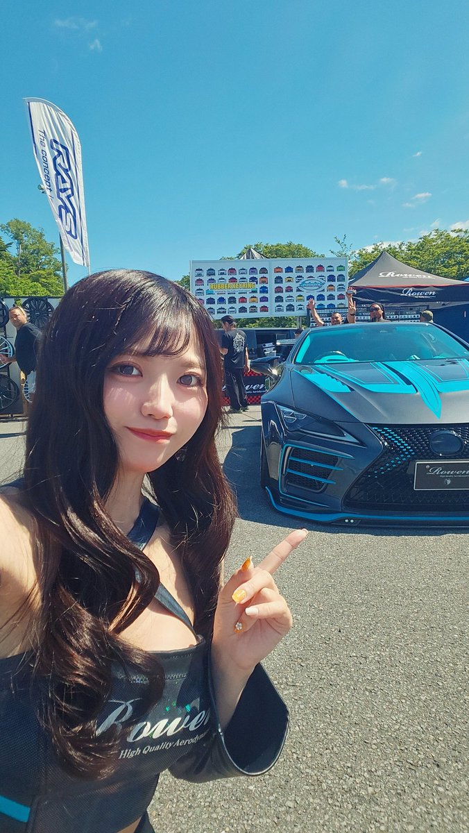 今日はトヨフェス!!ROWEN ガールとして、イベント盛り上げて楽しんでき