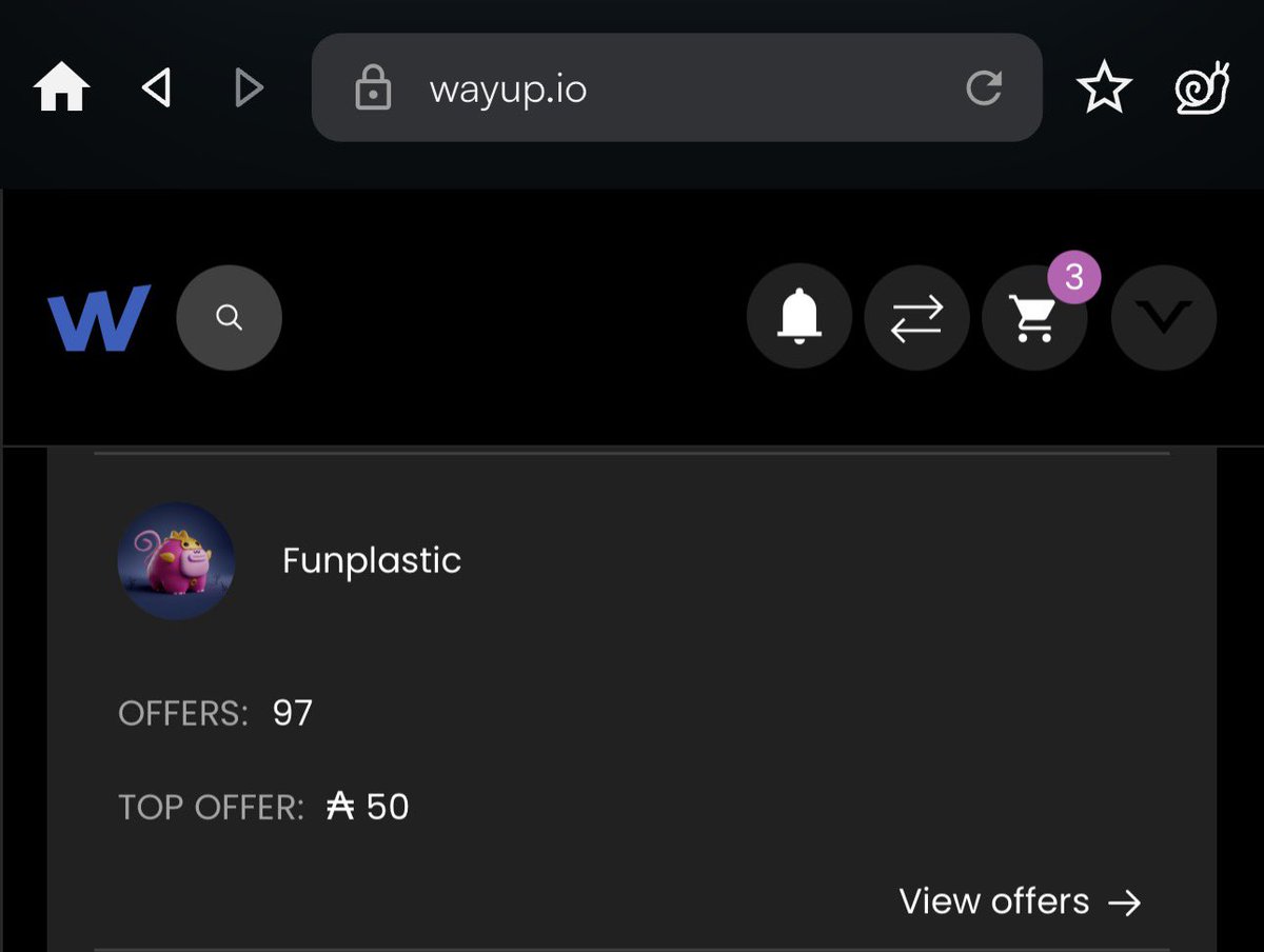 elcapitankick's tweet photo. Funplastics being subjected to the law of supply and demand on @wayupio 

Here is a glimpse of demand: https://t.co/wjs3KQaGC7