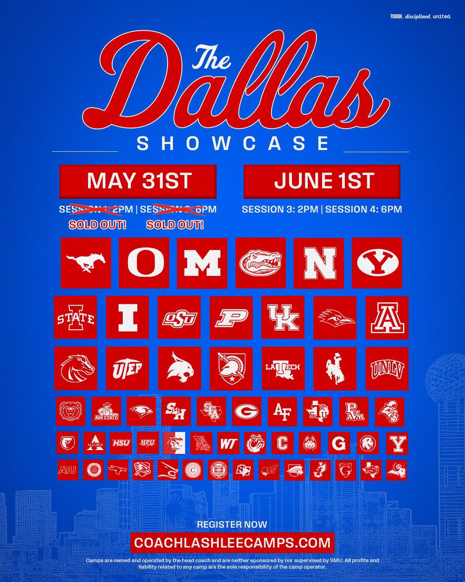 NoahWilliams118's tweet photo. Will be at the SMU on June 1st for the session 3 mega camp.❗️❗️ Ready to showcase my skills . @harveyt_t @BFND_Football @Coach_Millz @JWakedFB https://t.co/GZWqGhvw5Z