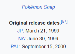 HonchoV1's tweet photo. Very funny that North America's first Pokémon game in 3d is technically Pokémon Snap https://t.co/udfXNMh8bS