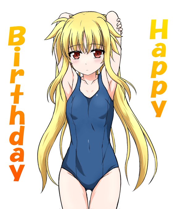 今年はちょうどフェイトさん本描いてるし、せっかくなので… はぴばすでー?フェイトさん #フェイト・テスタロッサ生誕祭2026 #フェイト・T・ハラオウン生誕祭2026 #過去絵