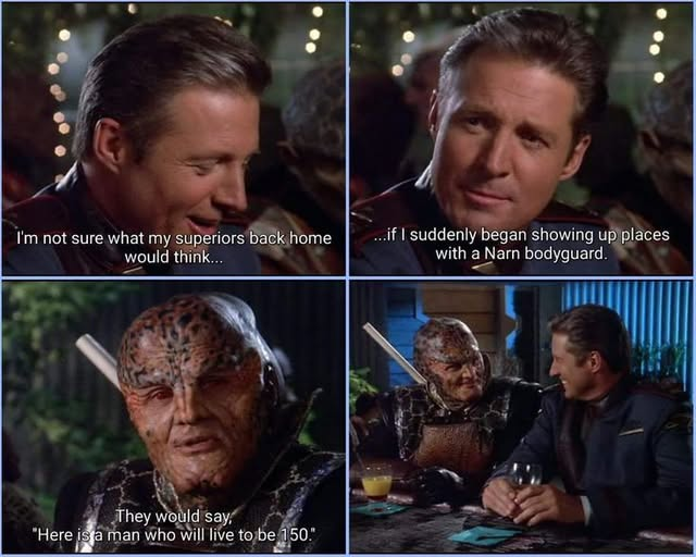 BallerToy1327's tweet photo. Ta'Lon played by the great one Marshall Teague is my favorite Narn in #Babylon5 next to G'Kar of course. https://t.co/tTwHrmiJO7