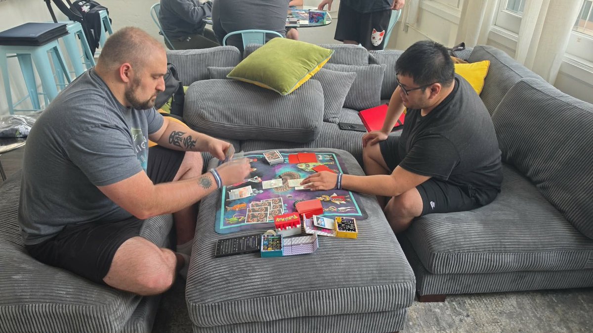kiterose93's tweet photo. Last minute play testing before Day 1 of pokemon Indianapolis Regional &amp; figuring out what to play 🤔

#PlayPokemon https://t.co/Y07K4PYyg6
