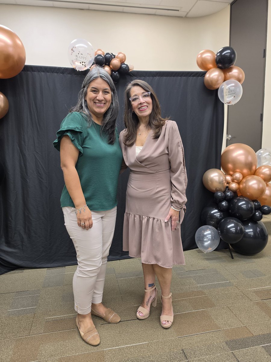 ramirez_math's tweet photo. It's been an emotional week! 2 retirement parties this week for these 2 ladies who have made a lasting impact @AldineISD Over 60 years of service between these two women! Wow! You both will be missed in #THEDepartment 💜🤎 @AldineEsl @KarenEBurdick @Aldine_Bil_ESL @aniklt https://t.co/Ohmx1DtjK5
