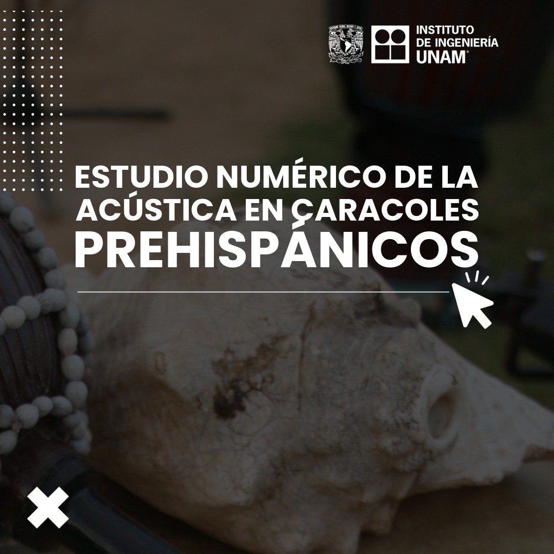IIUNAM's tweet photo. Más que música: las ondas de los caracoles prehispánicos generan micro-flujos de calor y esfuerzos mecánicos. 📈🐚 Conoce el estudio numérico que revela los secretos de estas joyas sonoras.
https://t.co/LZGV5GKlmC #CienciaMexicana #Acústica #IIUNAM https://t.co/cjTXg8IW5y