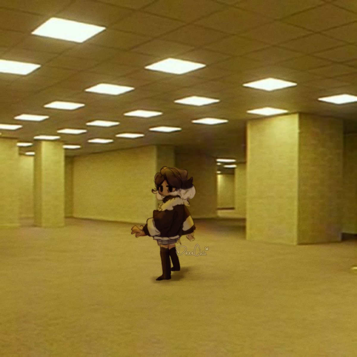 dreachie's tweet photo. ୧ ‧₊˚ Doodle got lost in the Backrooms last night🍄ᶻ 𝗓 𐰁
#art https://t.co/wtR50asrba