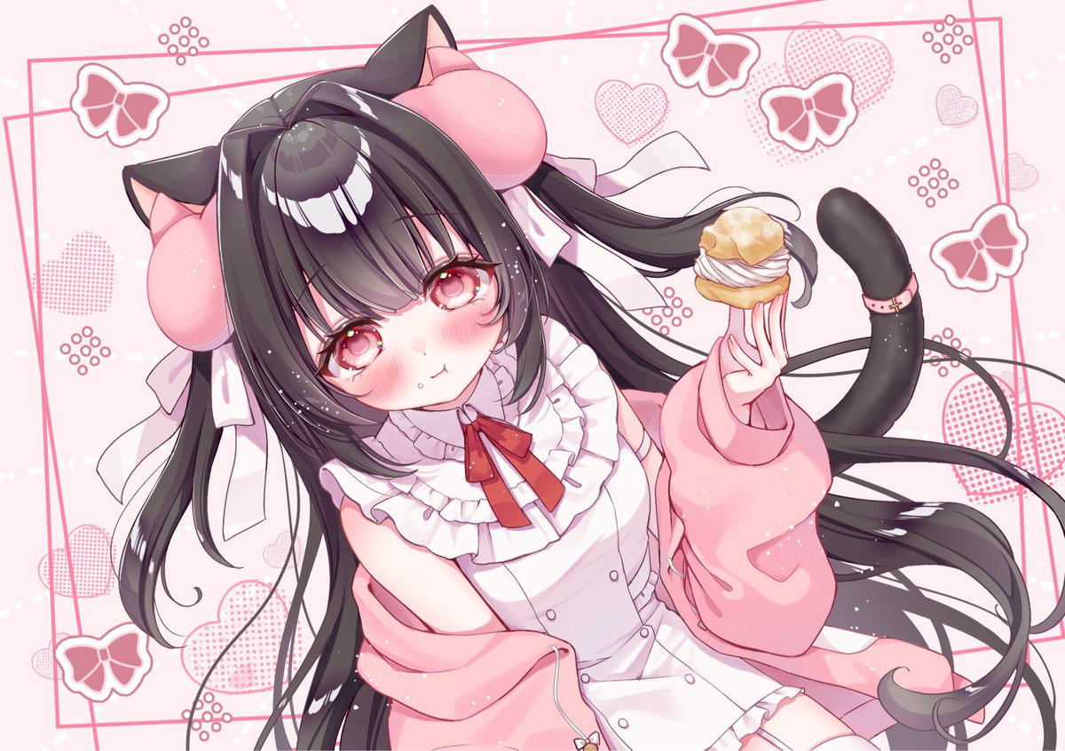 おはよ♡シュークリーム食べにメイド喫茶行ってきまーす!(((╭( ・ㅂ・)╯テコテコ 