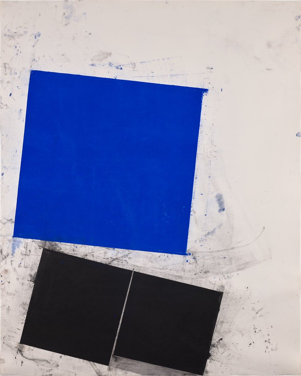 MarcoDo79682721's tweet photo. Untitled (JS 858) painting by Joel Shapiro (1988). https://t.co/W7lUl5nnFo